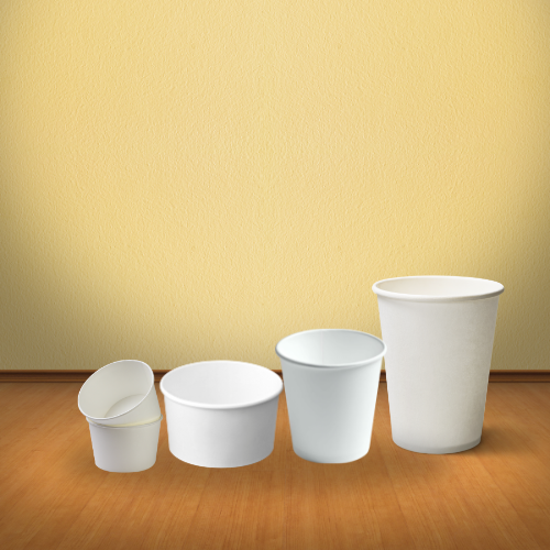 White Paper Container